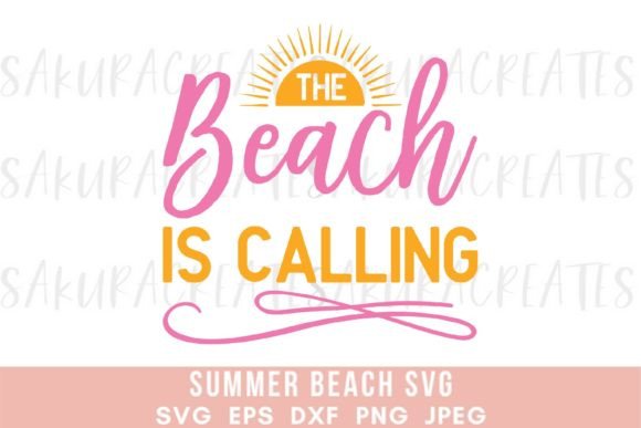 Download Beach Calling Summer Quote Life Graphic - Summer quote Collection